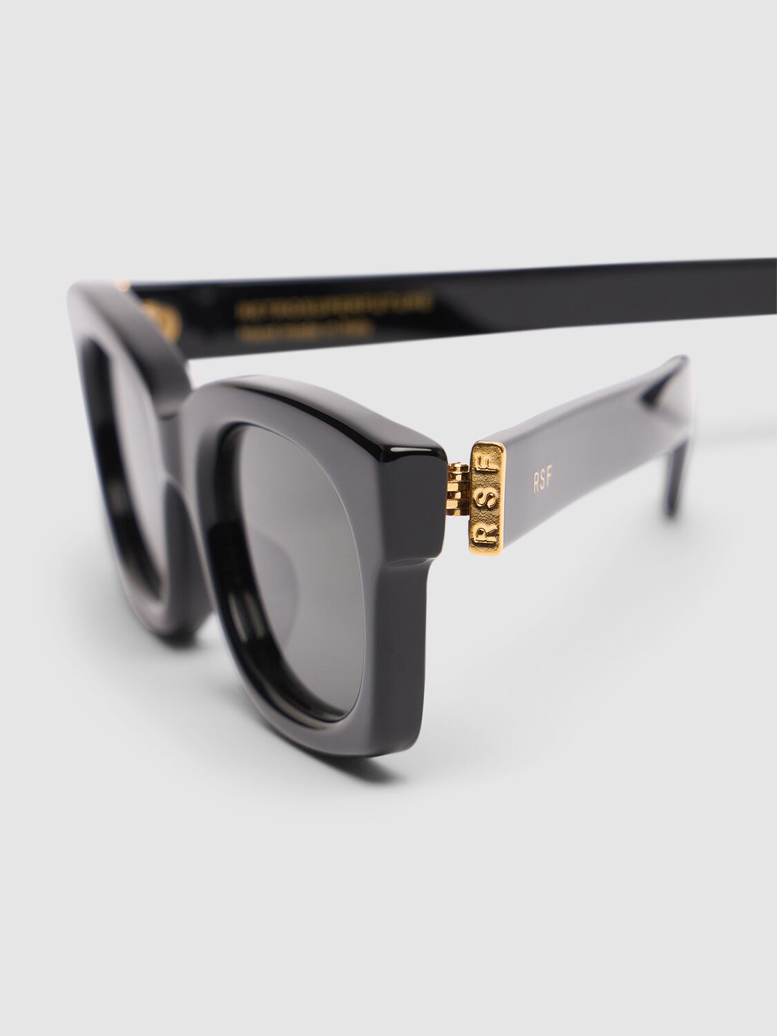 Shop Retrosuperfuture Ambos Squared Acetate Sunglasses In 블랙