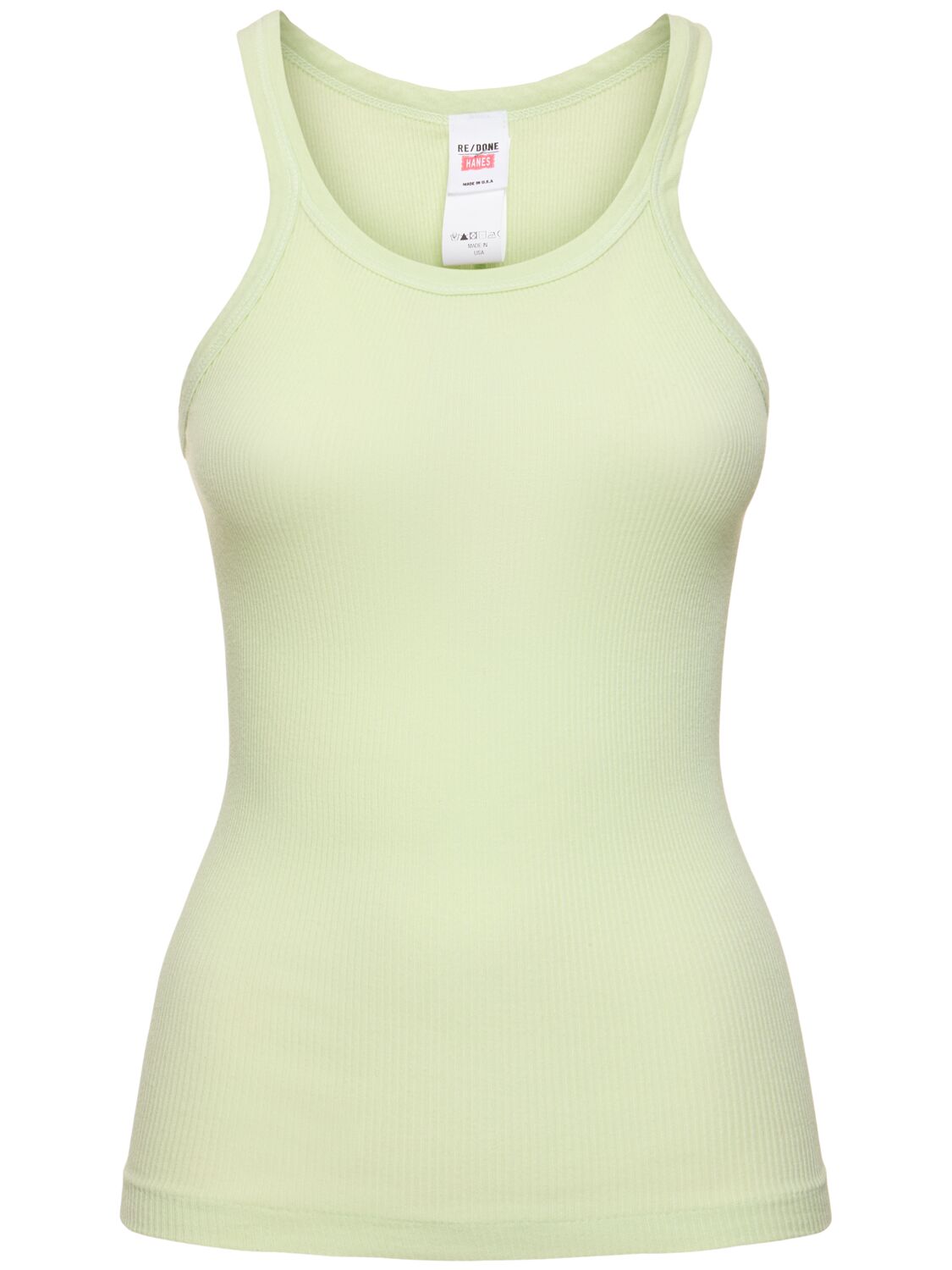 Ribbed Cotton Tank Top