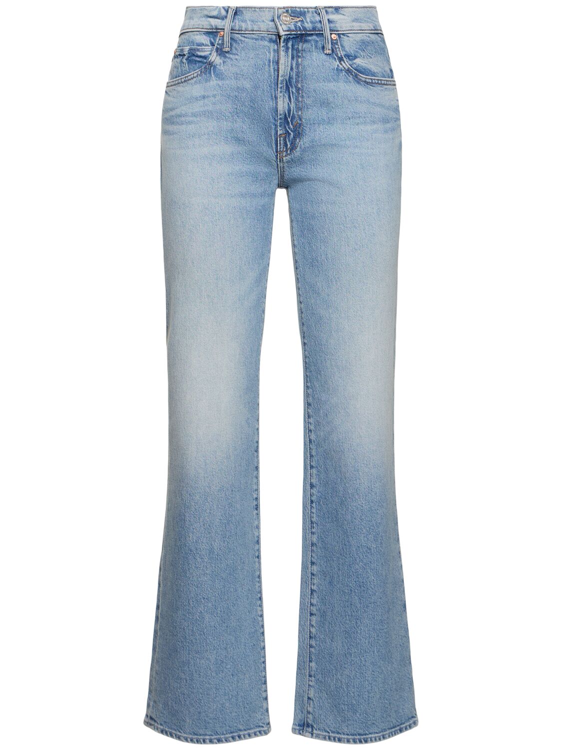 The Hustler Roller Fray Denim Wide Jeans