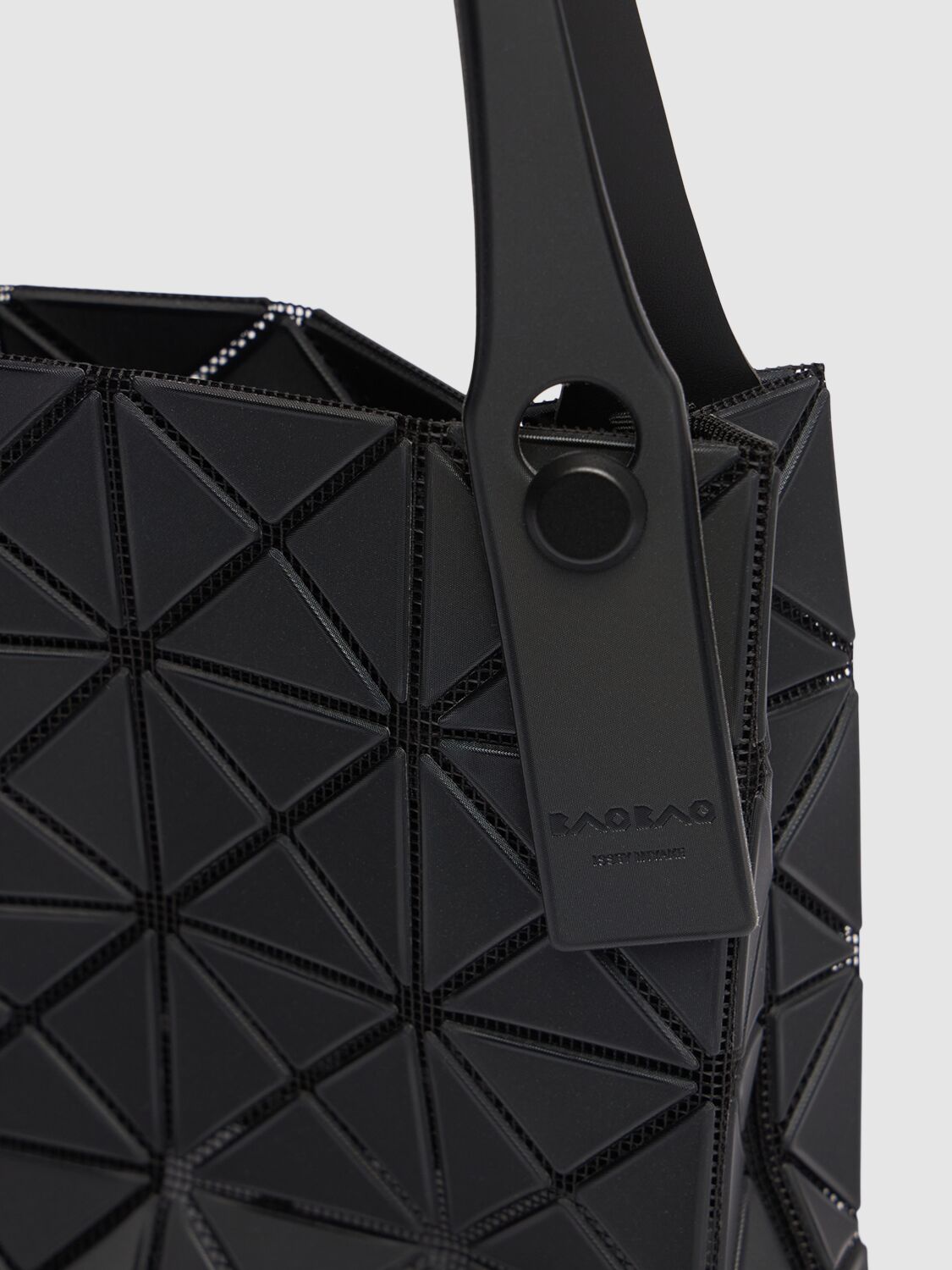 Shop Bao Bao Issey Miyake Prism Plus Top Handle Bag In Black