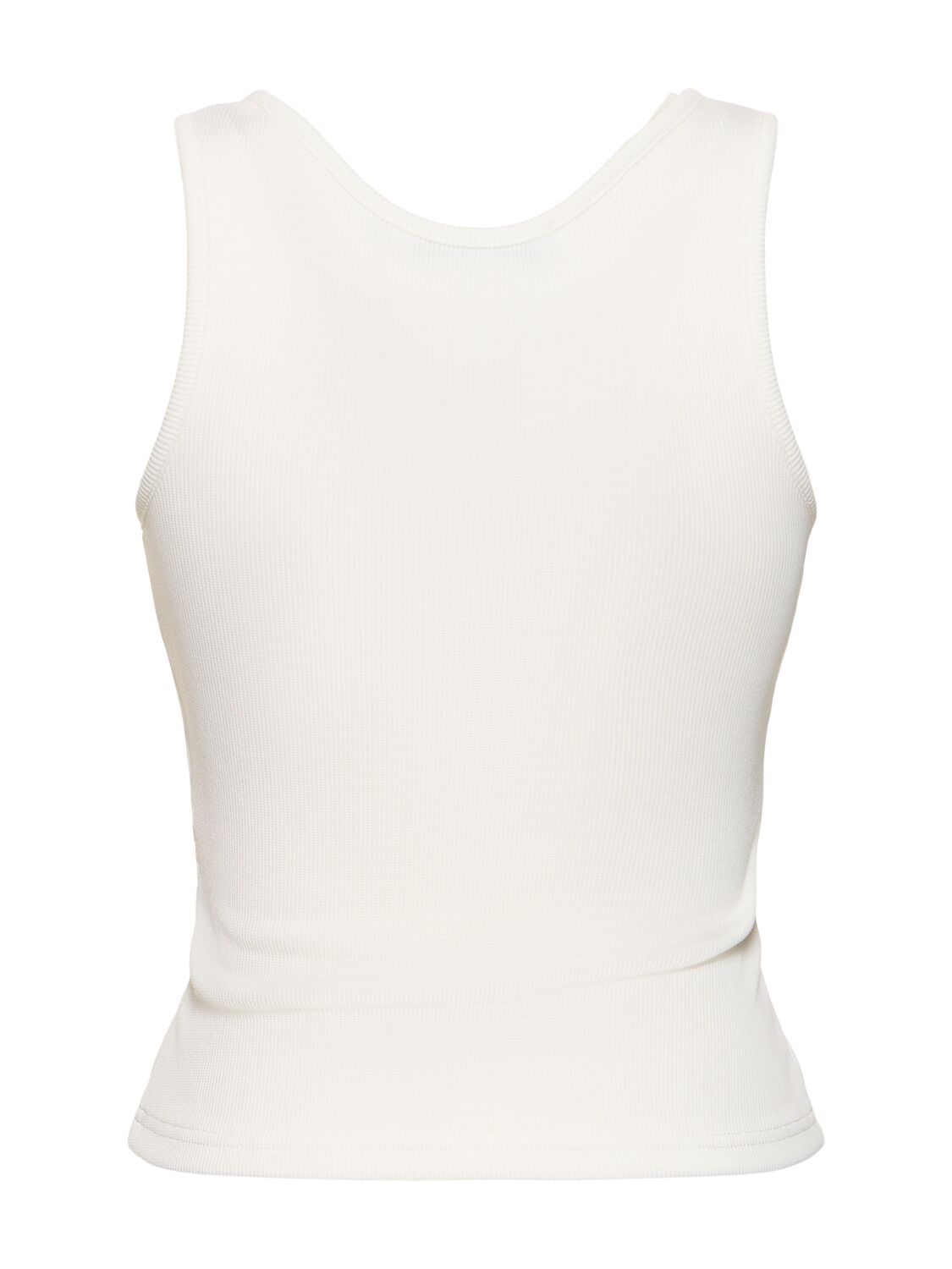 Shop Christopher Esber Twisted Cutout Tank Top In White