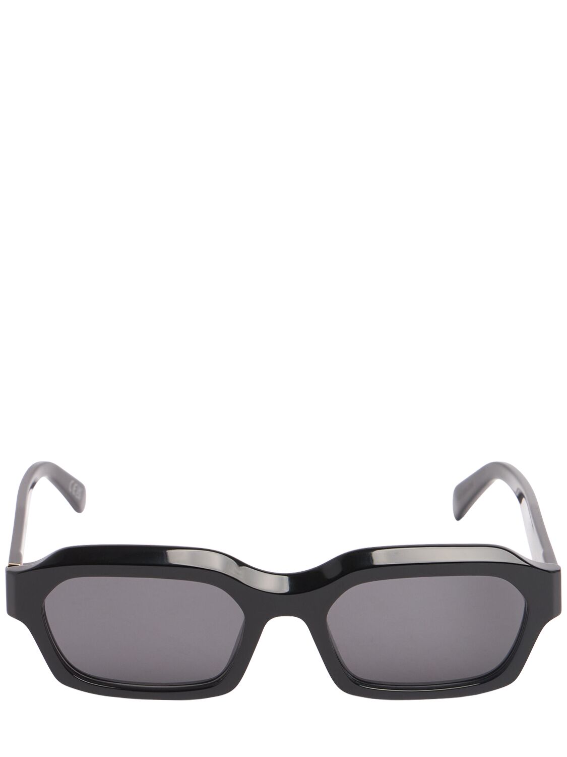 Retrosuperfuture Boletus Squared Black Acetate Sunglasses In 블랙