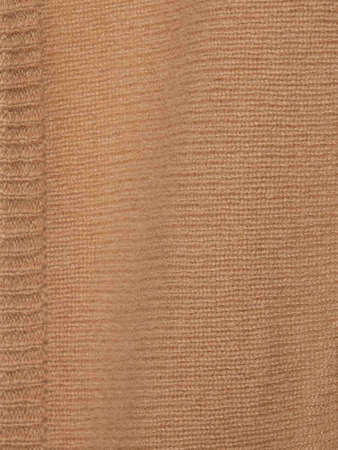 Shop Totême Triangle Wool & Cashmere Scarf In Camel