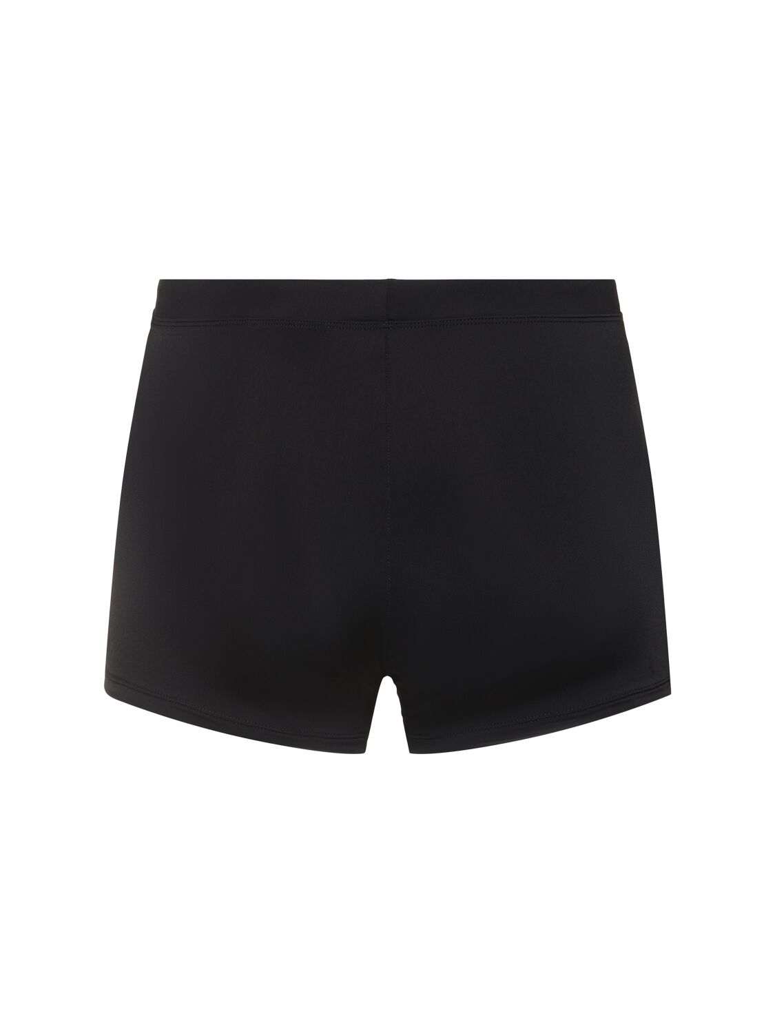 Shop Rick Owens Stretch Jersey Swim Bottoms In 블랙