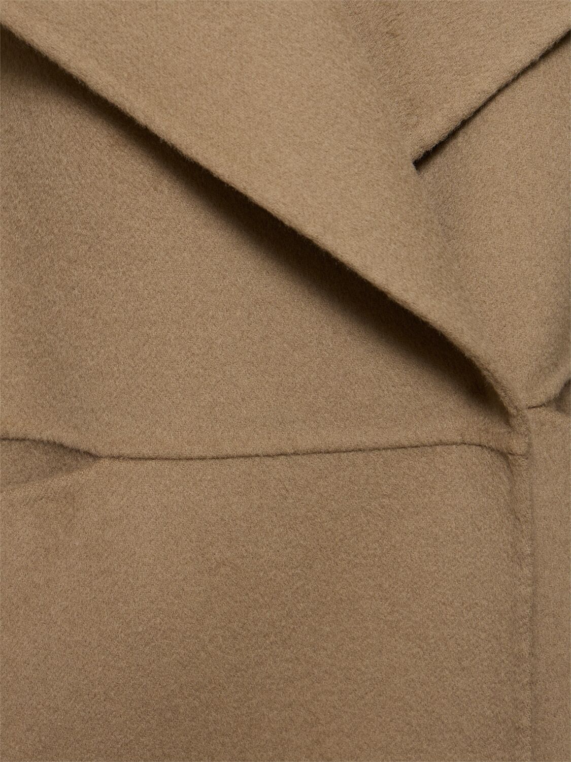 Shop Totême Signature Wool & Cashmere Coat In Beige