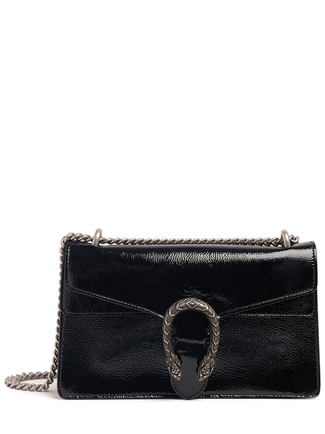 Gucci Dionysus Leather Shoulder Bag In Black