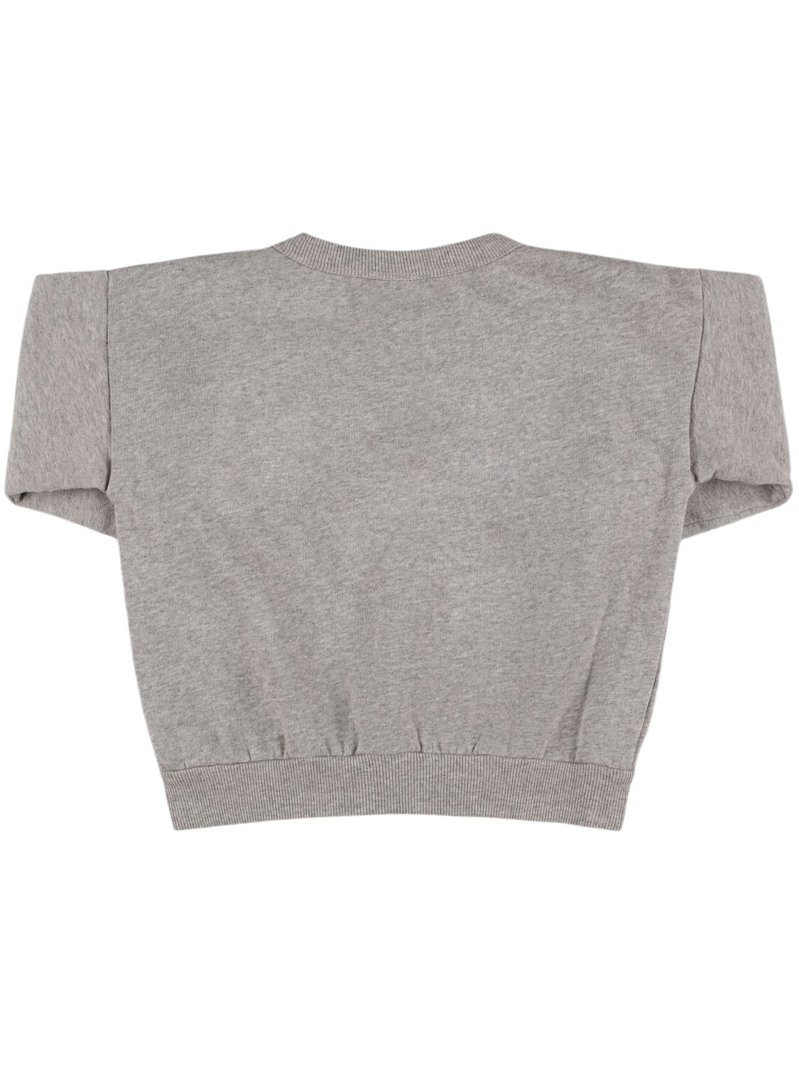 Shop Bobo Choses Soldier Print Cotton Sweatshirt In Light Grey