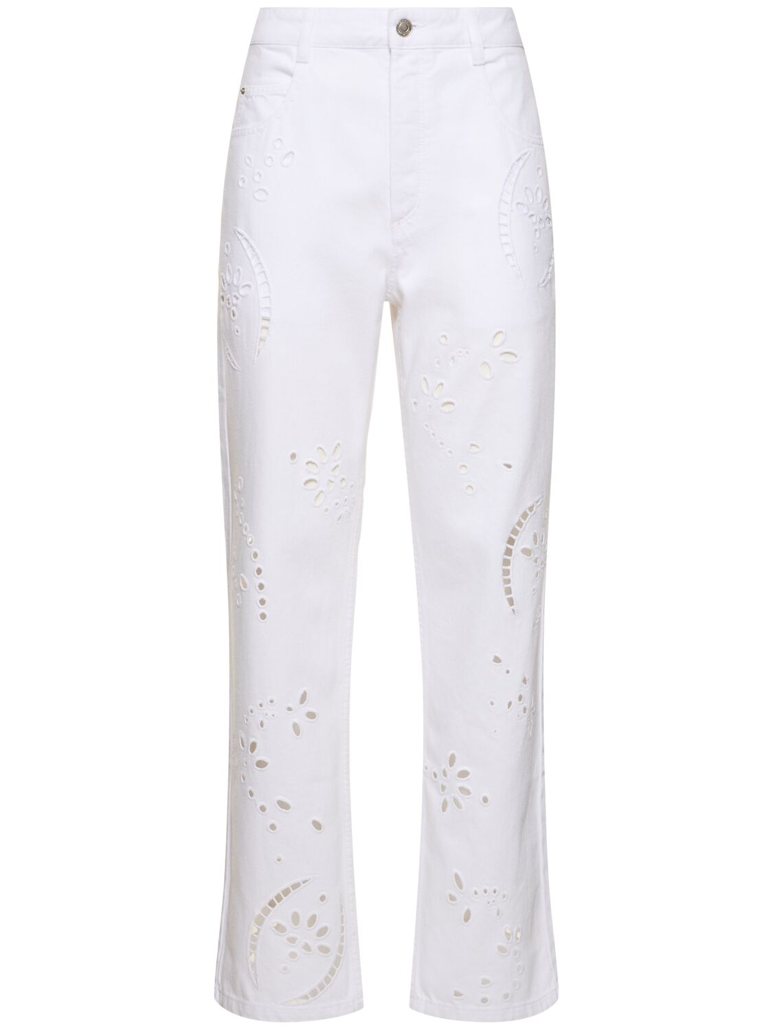 Isabel Marant Irina Cotton Pants In White