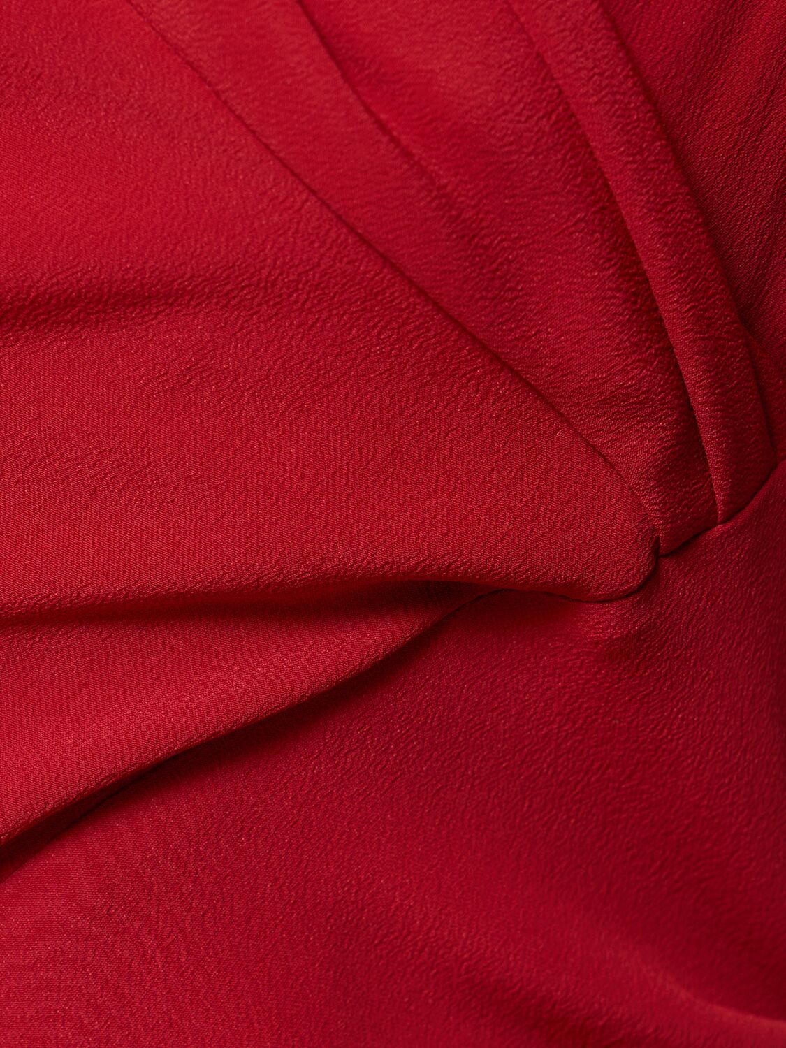 Shop Isabel Marant Kidena Acetate & Silk Midi Dress In Red