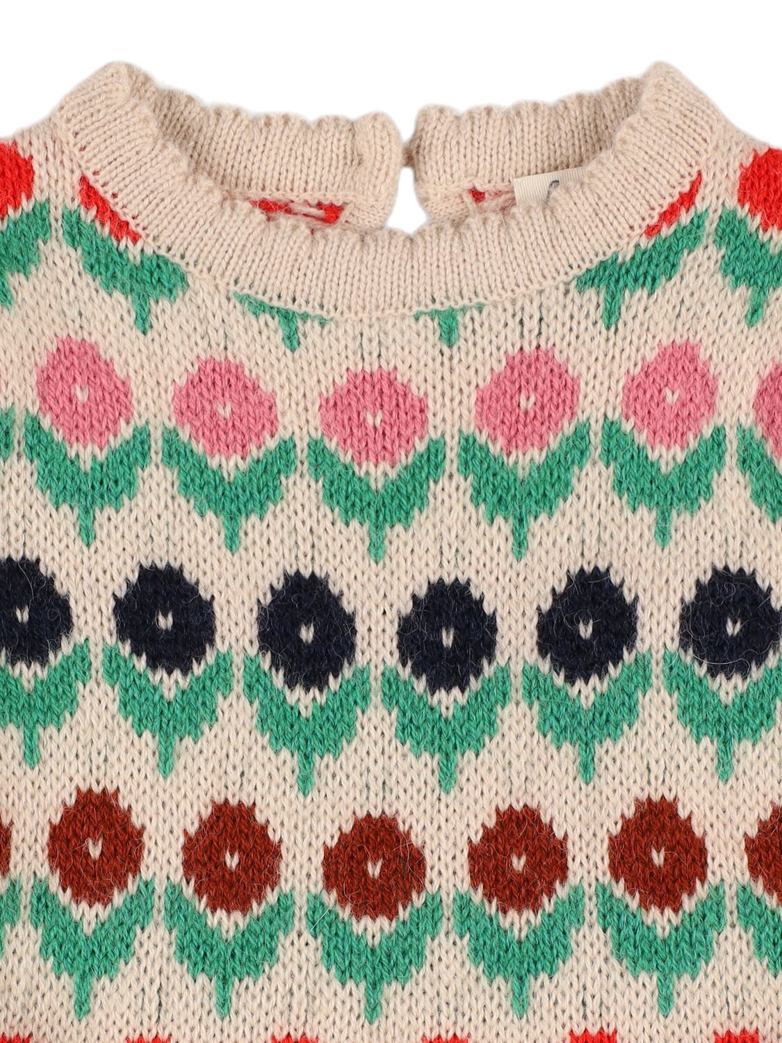 Shop Hello Simone Cleophee Wool Blend Knit Sweater In Multicolor