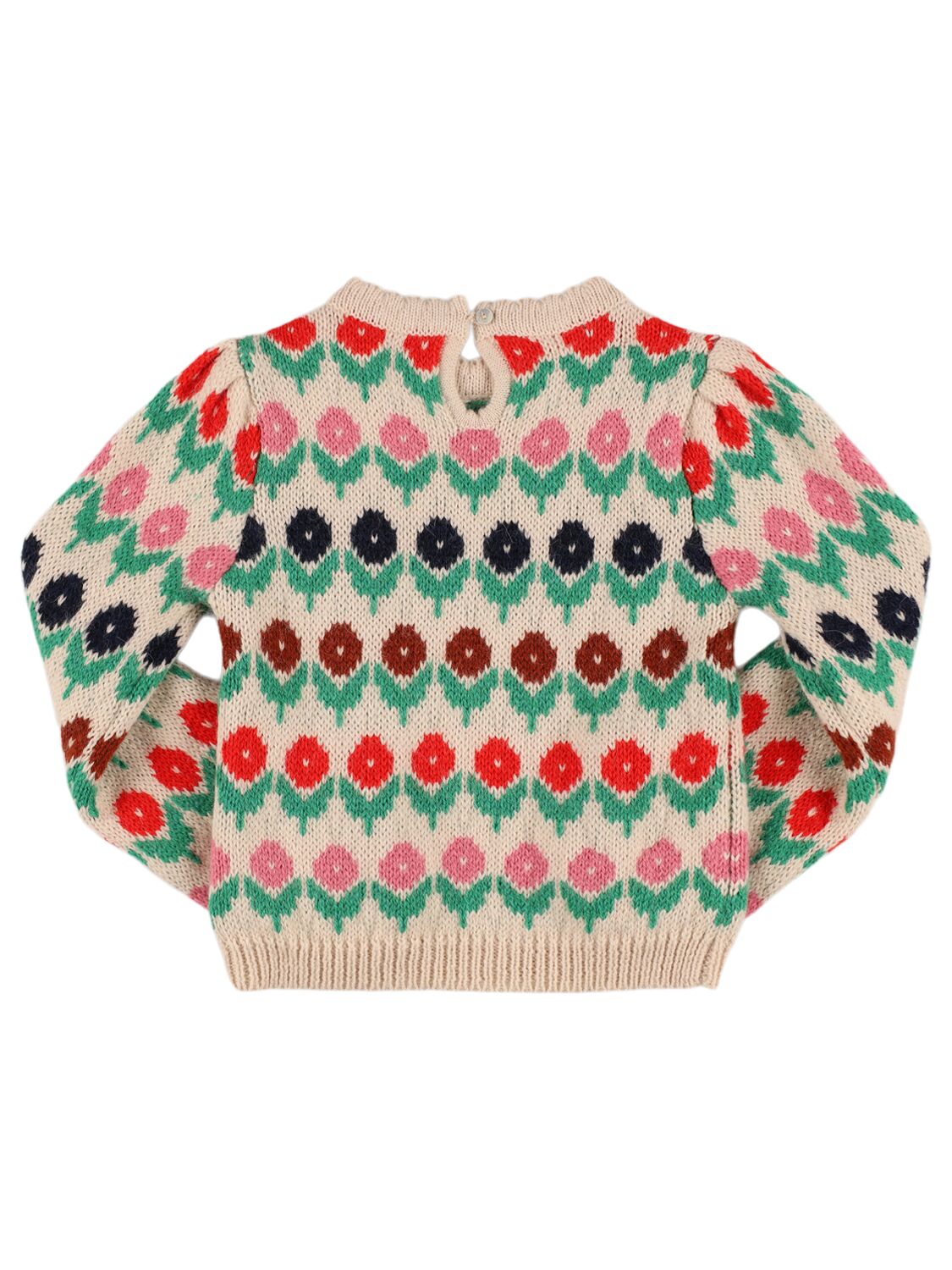 Shop Hello Simone Cleophee Wool Blend Knit Sweater In Multicolor