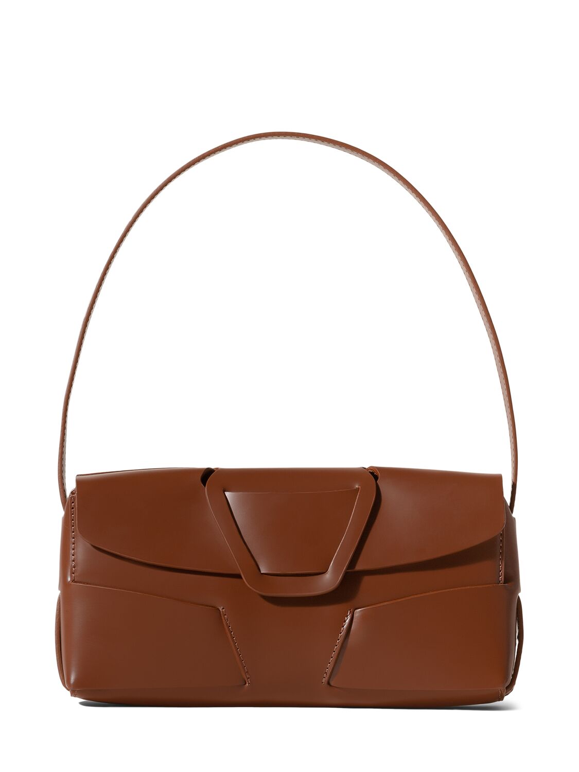 Hereu Mabra Leather Shoulder Bag In Tan