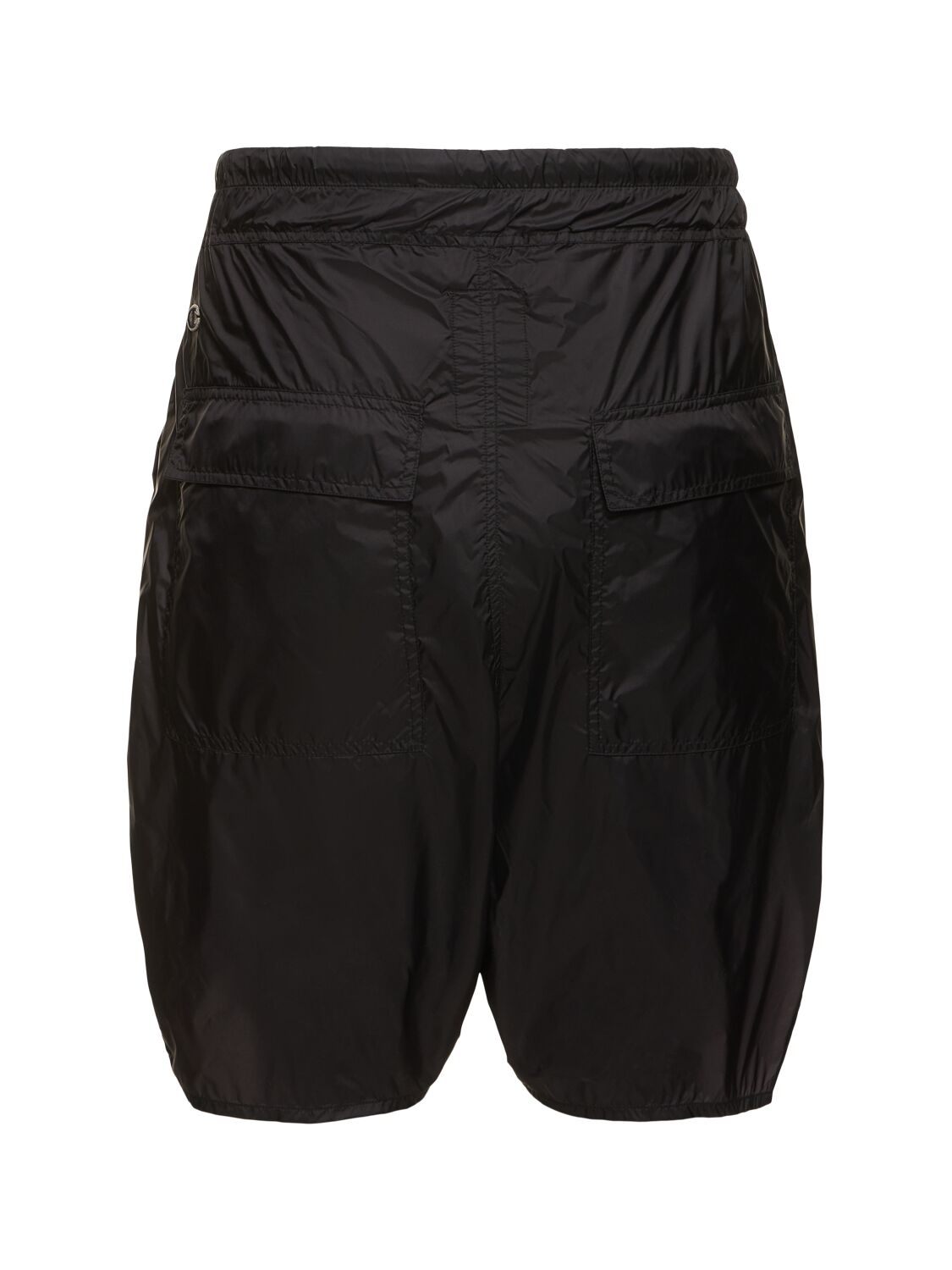 Shop Rick Owens Pods Nylon Shorts In Black