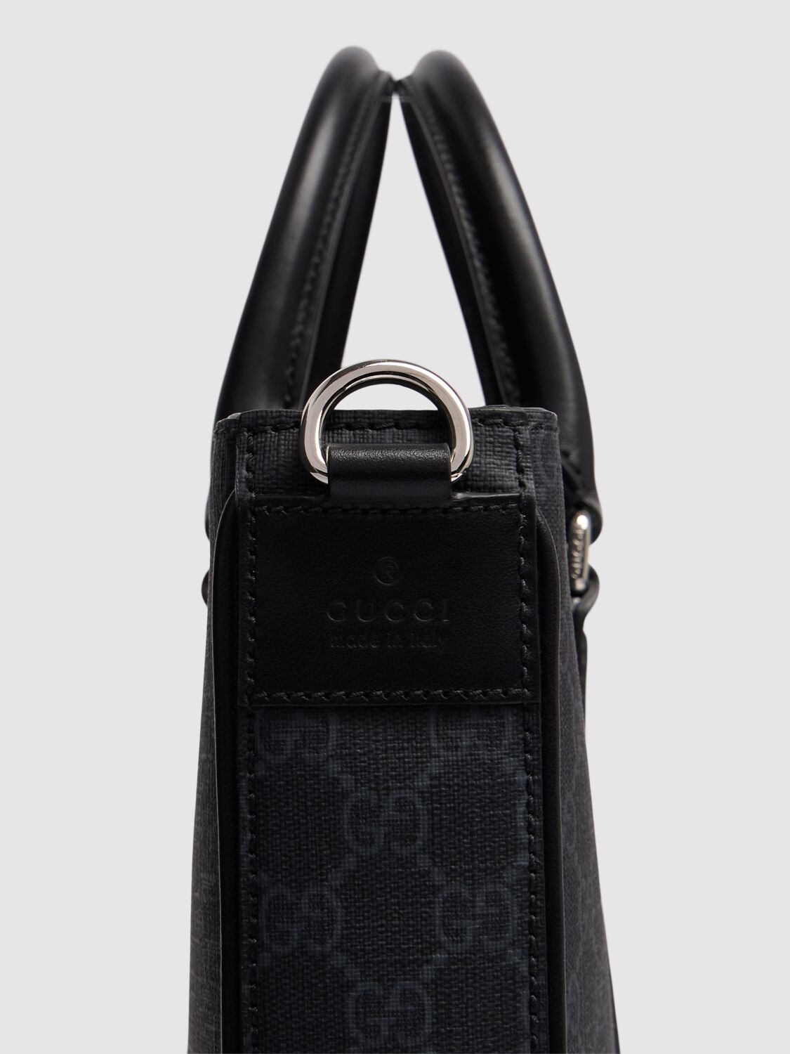 Shop Gucci Gg Black Supreme Tote Bag