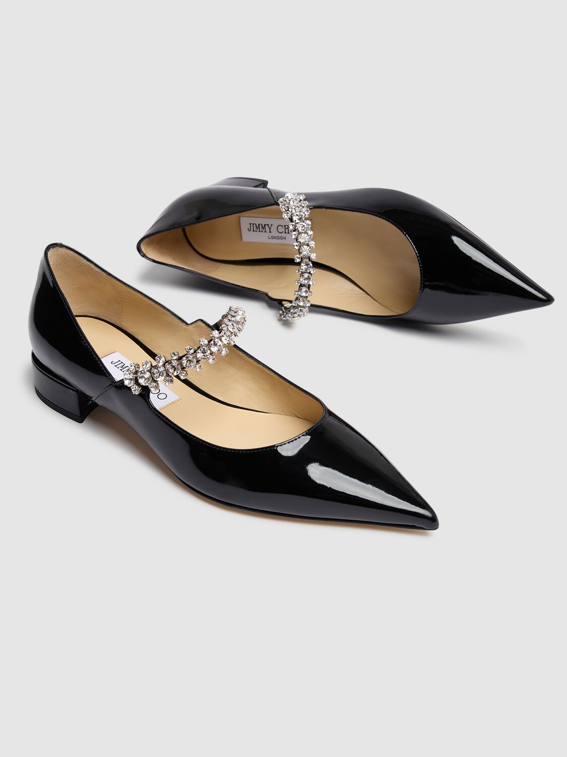 Shop Jimmy Choo 25mm Bing Leather Heels In Black