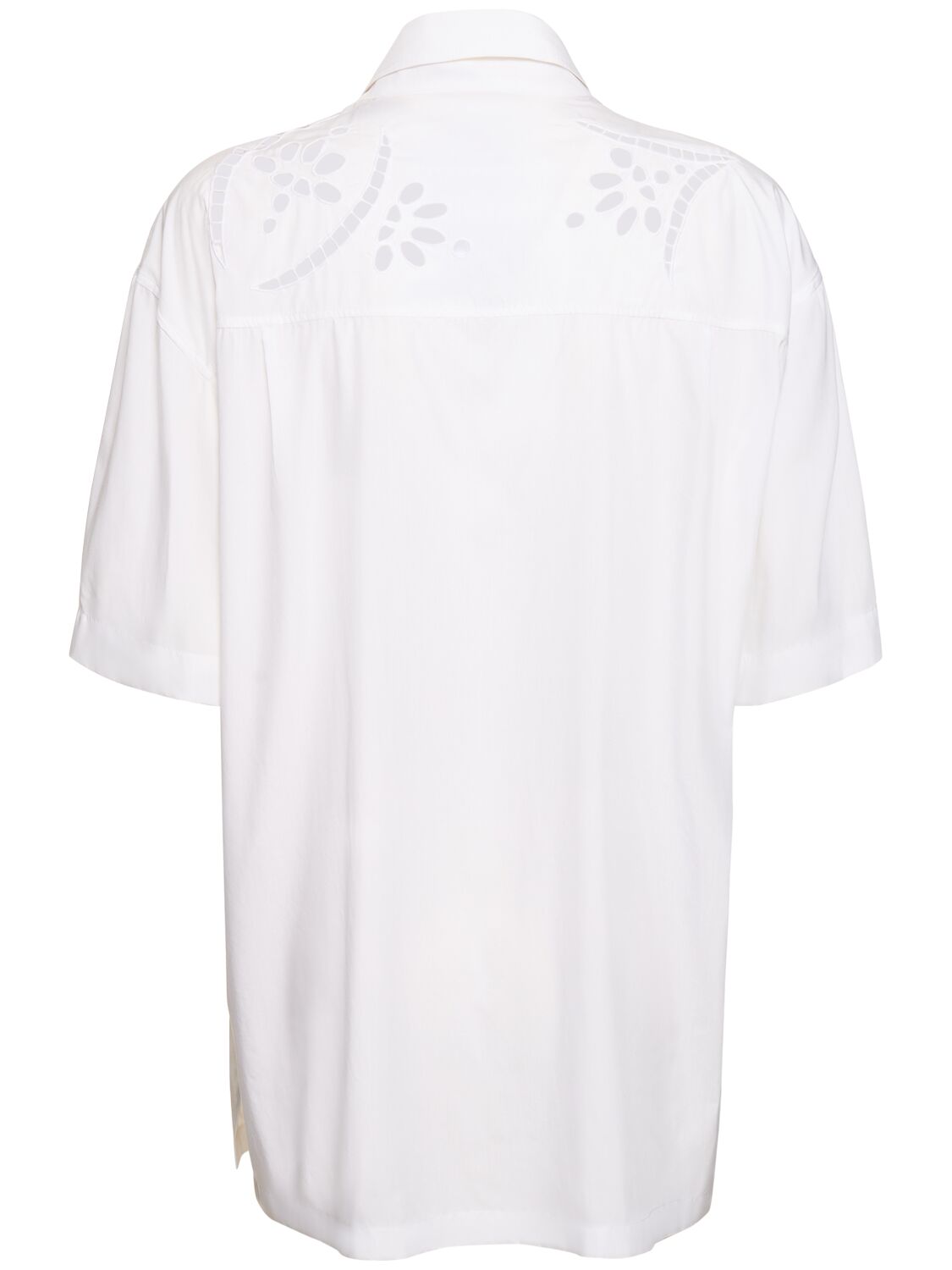 Shop Isabel Marant Bilya Lyocell Blend Shirt In White