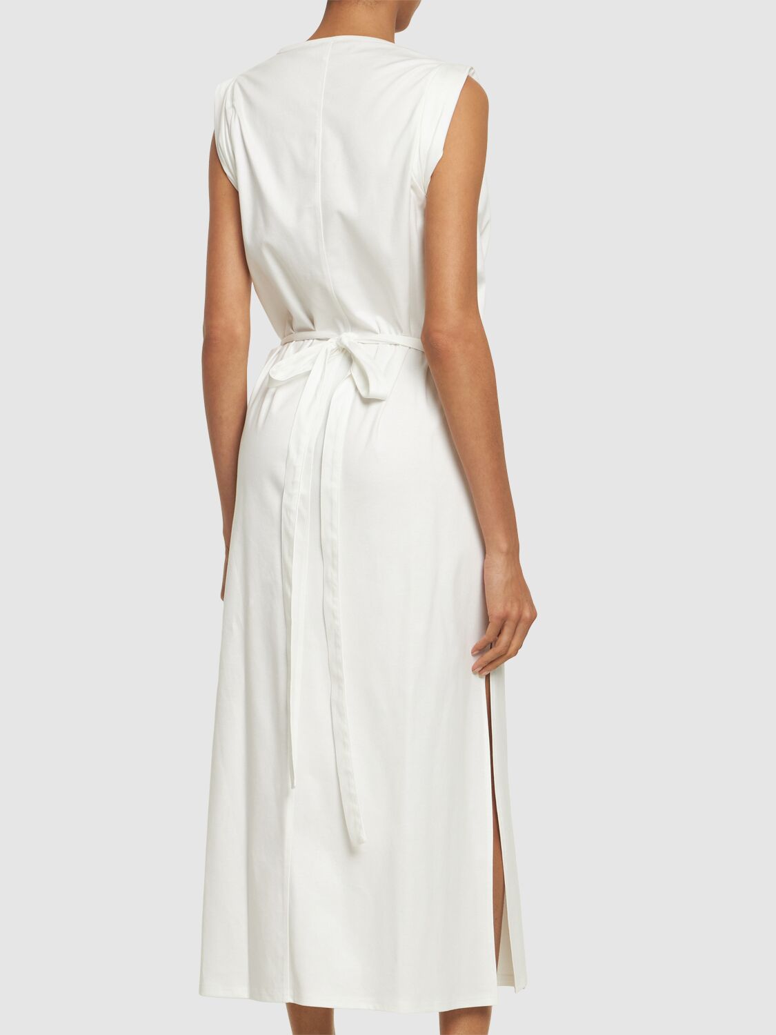 Shop Proenza Schouler Lynn Organic Cotton Jersey Dress In White