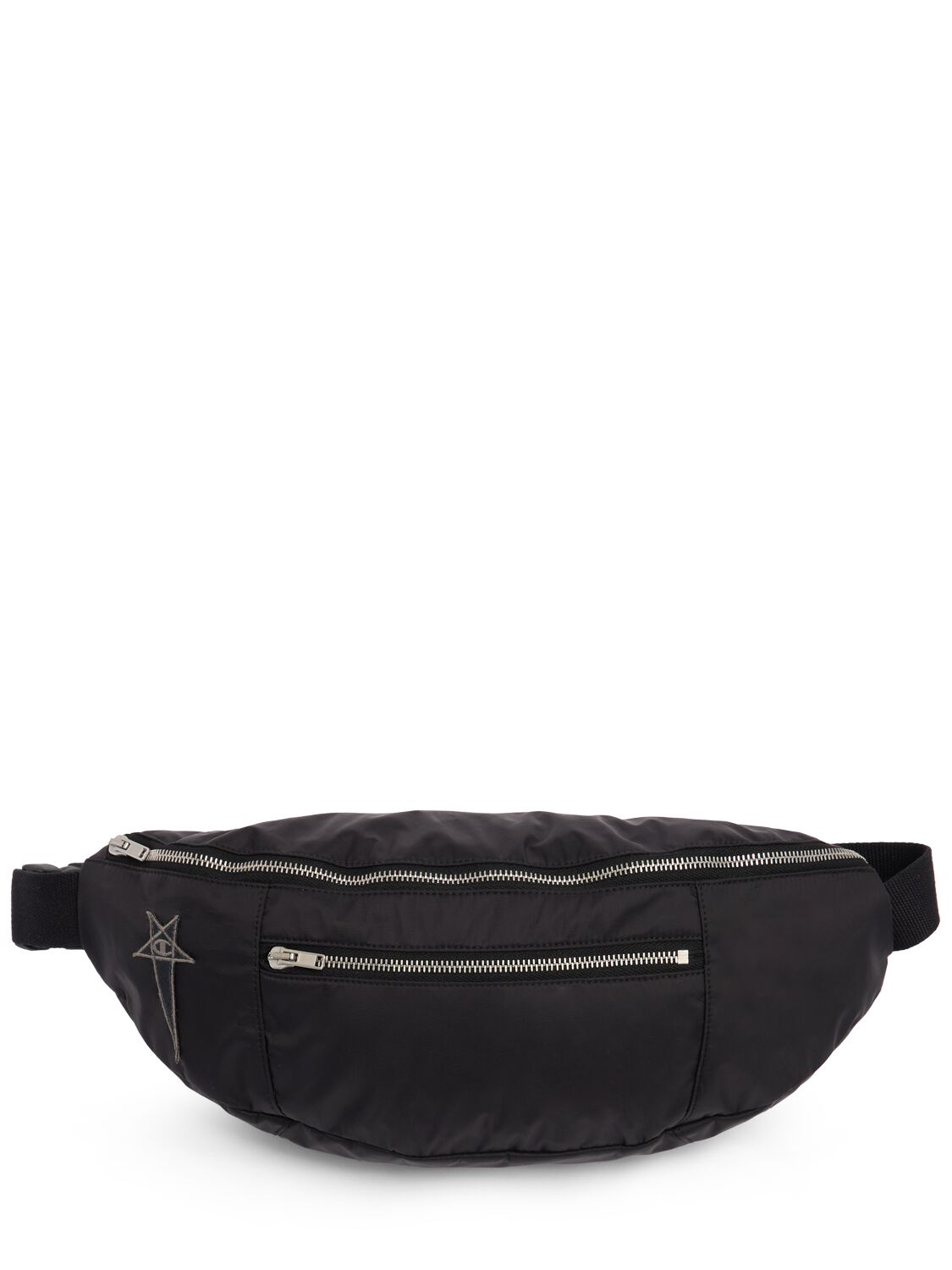 Rick Owens Logo Crossbody Bag In Black