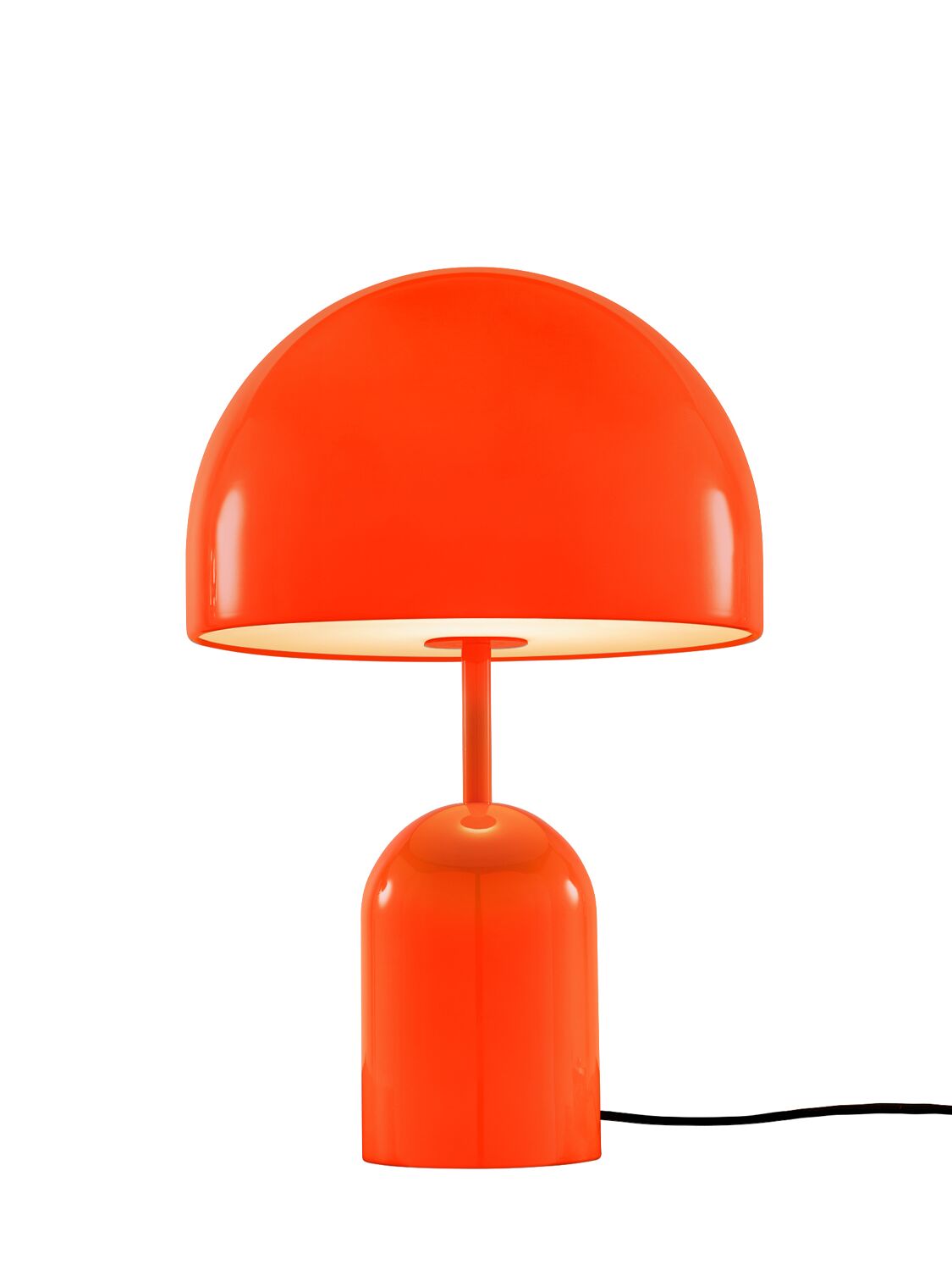 Shop Tom Dixon Bell Led Table Lamp In Red