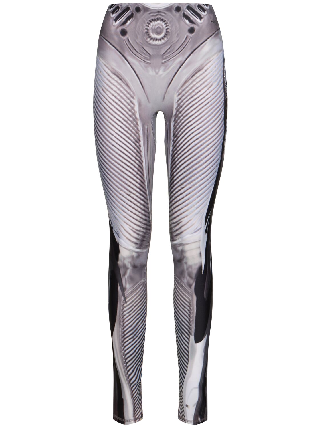Shop Ottolinger Puma X  Jersey Leggings In Grey/multi