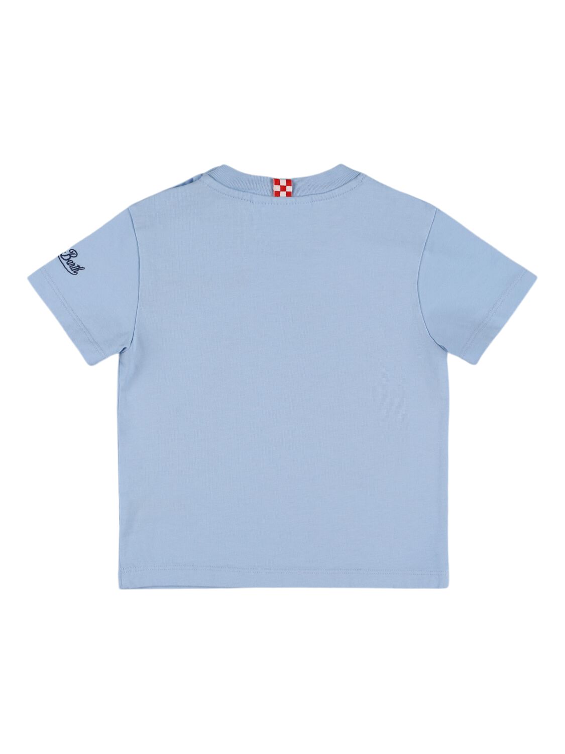 Shop Mc2 Saint Barth Snoopy Print Cotton Jersey T-shirt In Blue,multi