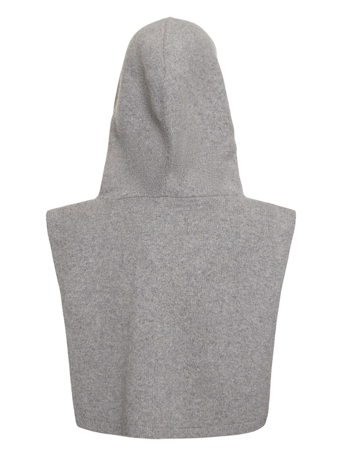 Shop Totême Wool & Cashmere Hoodie In Heather Grey