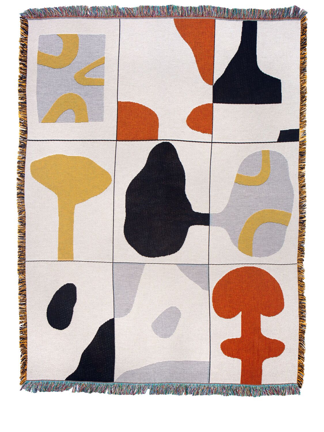 Slowdown Studio Frantz Cotton Throw In Multicolor