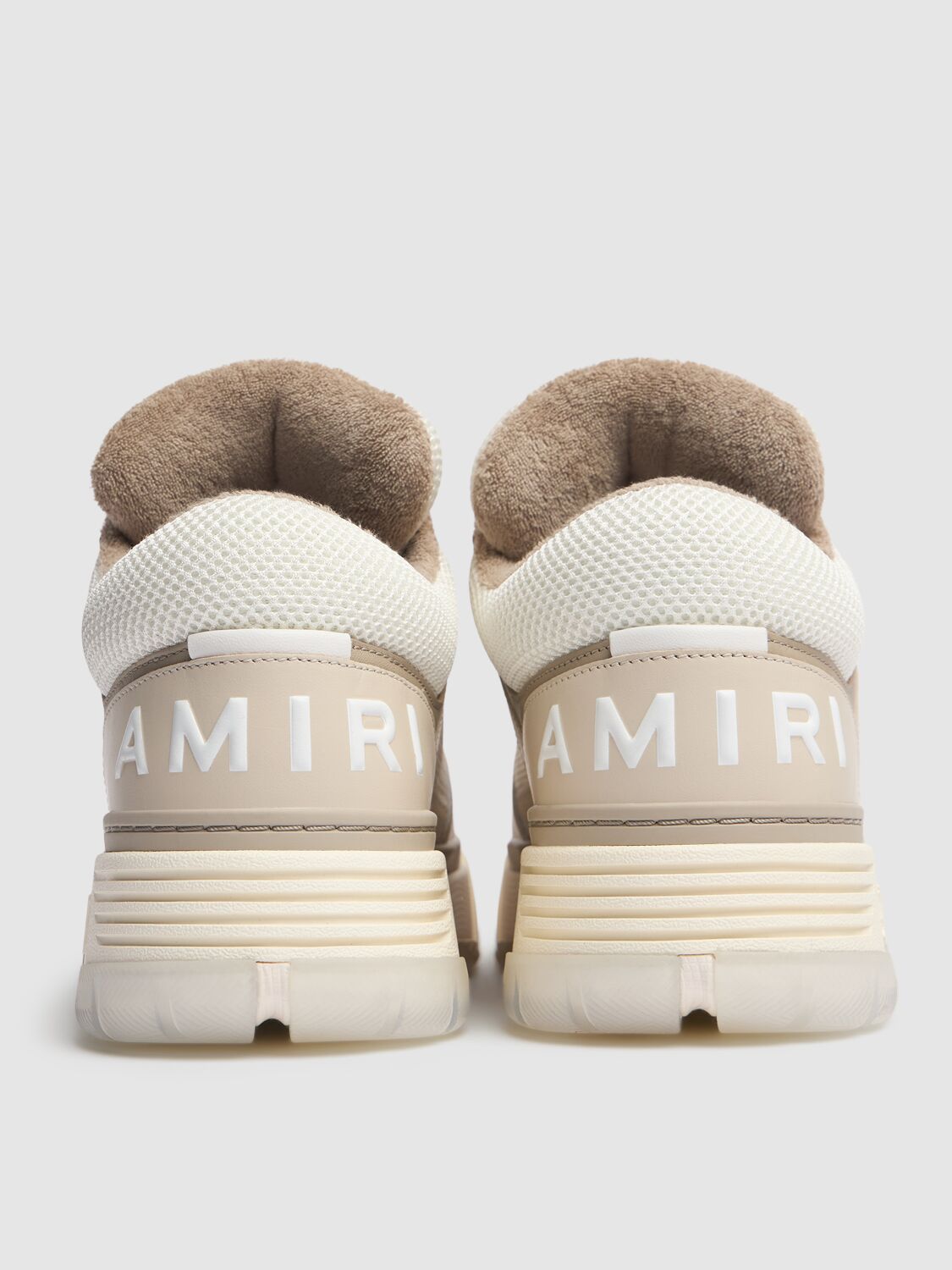 Shop Amiri Ma-1 Sneakers In Beige/white