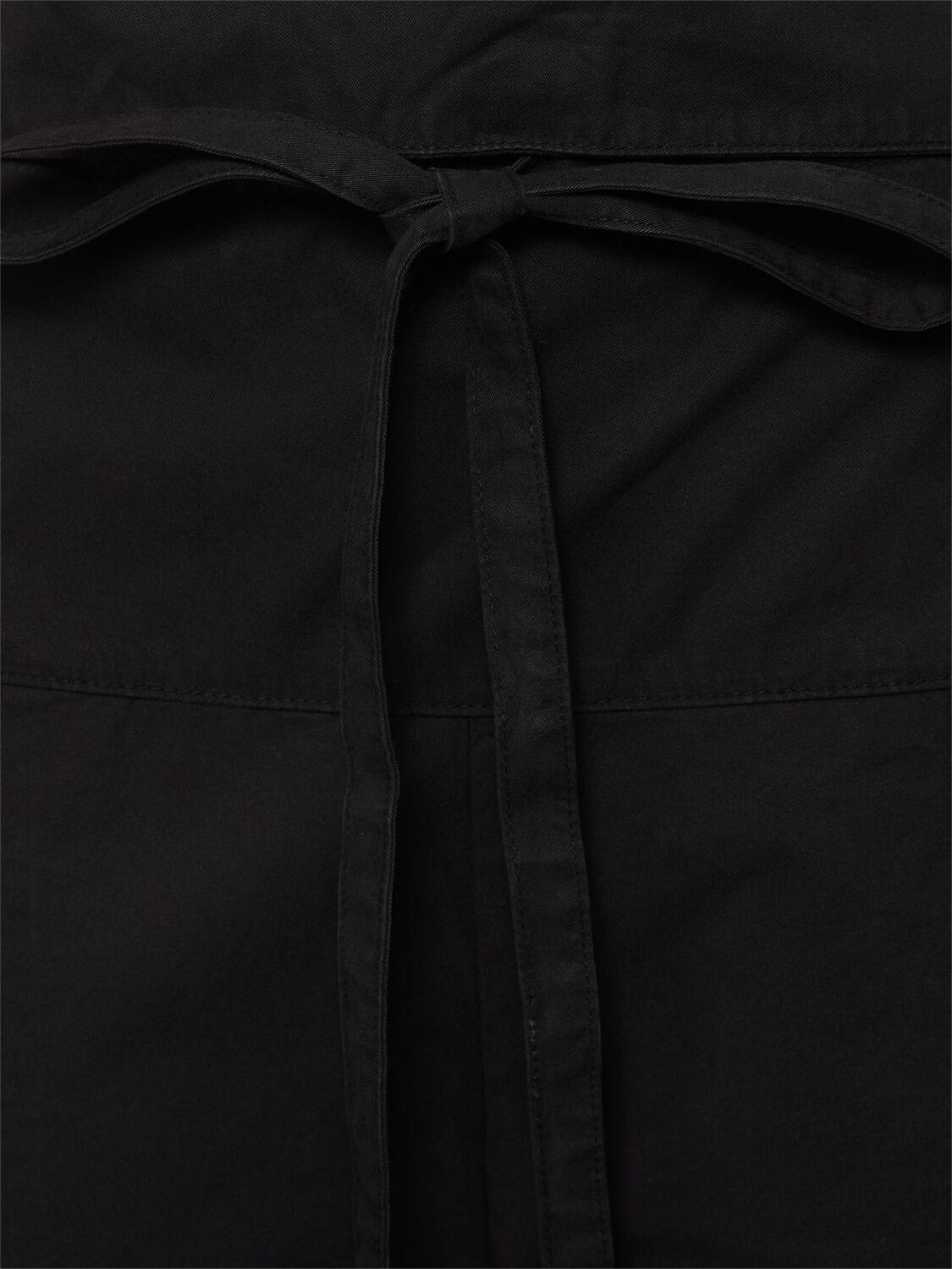 Shop Matteau Cotton Wide Pants In Black