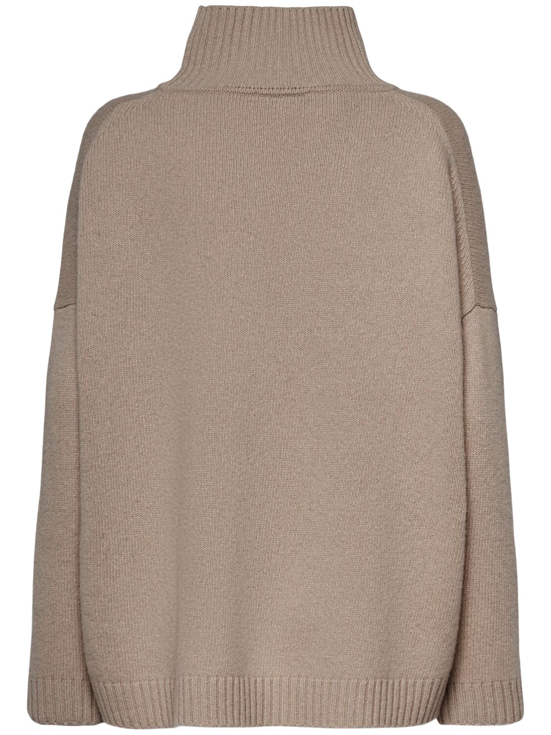 Shop Weekend Max Mara Borgia Wool Turtleneck Sweater In Taupe