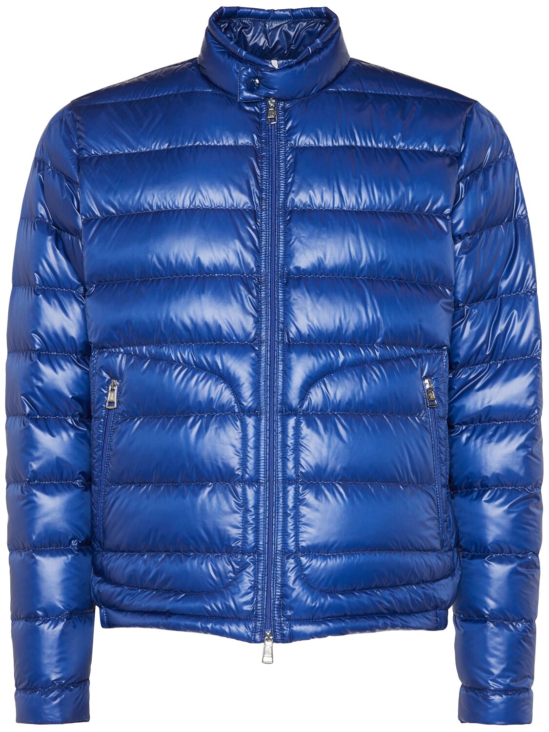 Moncler Acorus Nylon Down Jacket In Electric Blue
