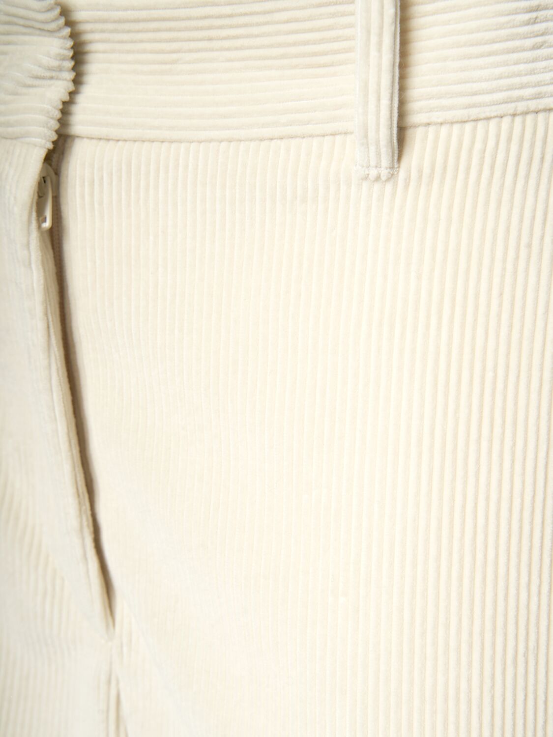 Shop Weekend Max Mara Tania Corduroy Wide Pants In Ivory