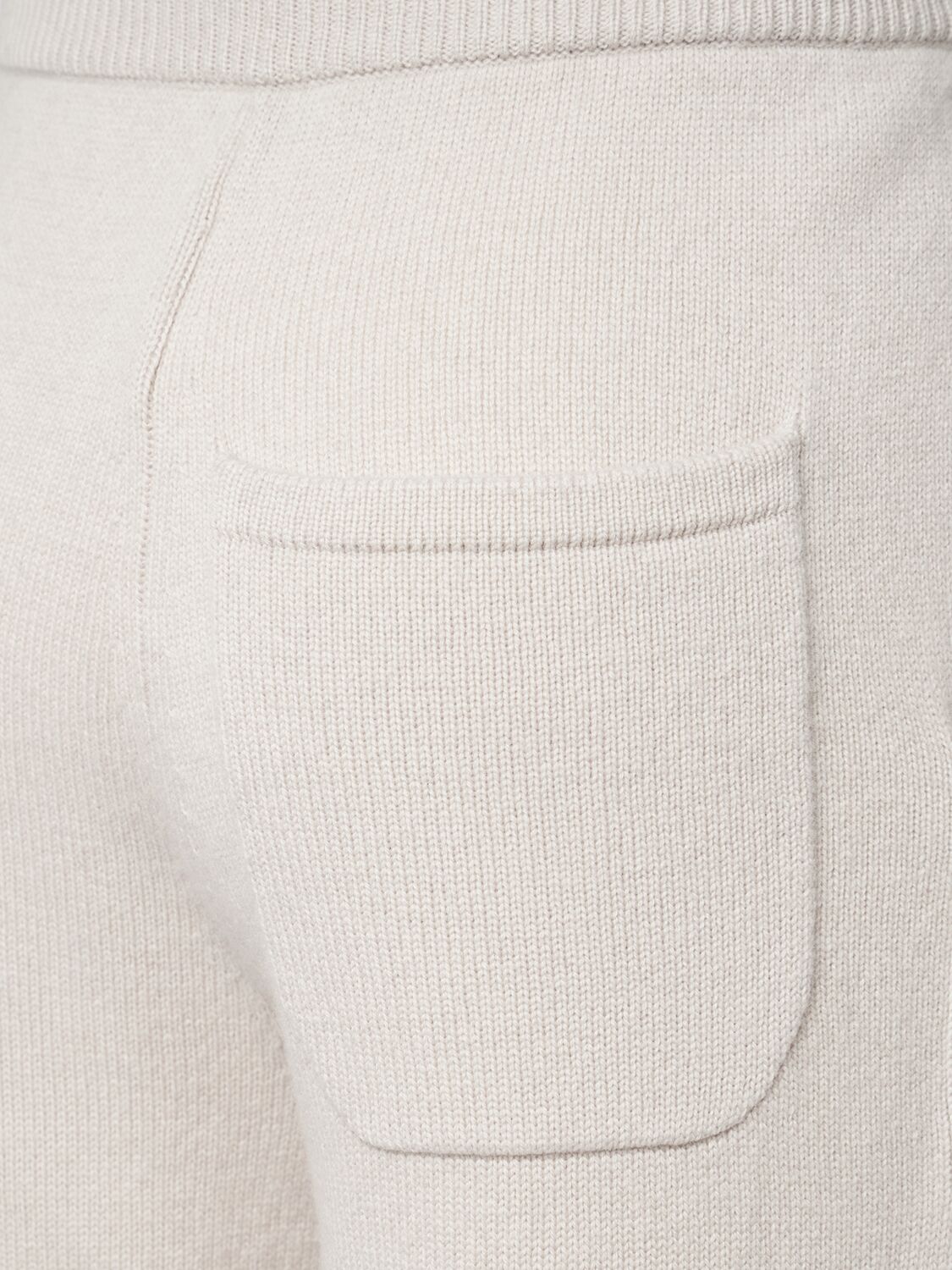 Shop 's Max Mara Opera Elastic Waist Knit Pants In Ivory