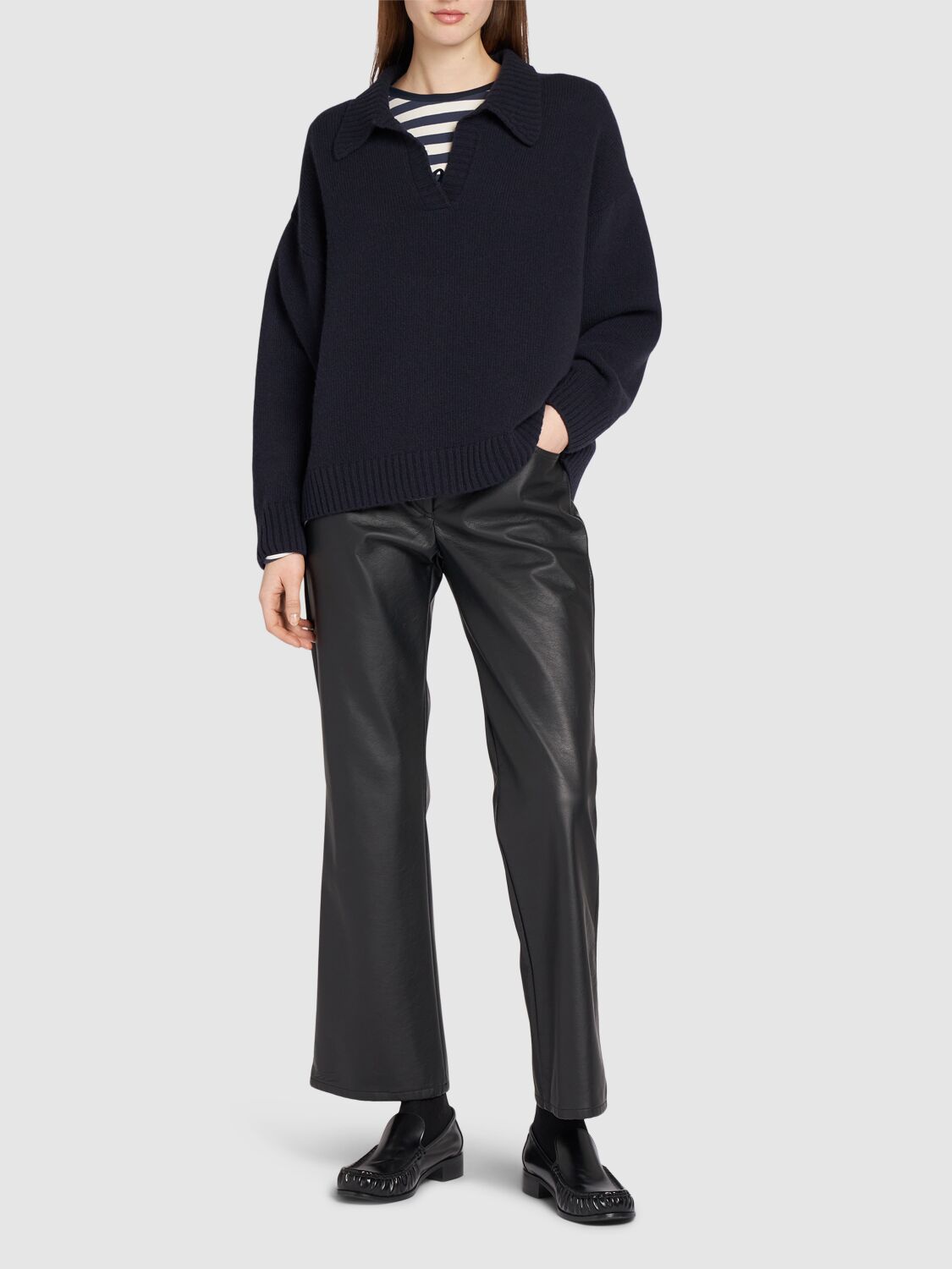 Shop Weekend Max Mara Agre Wool Sweater In Blue