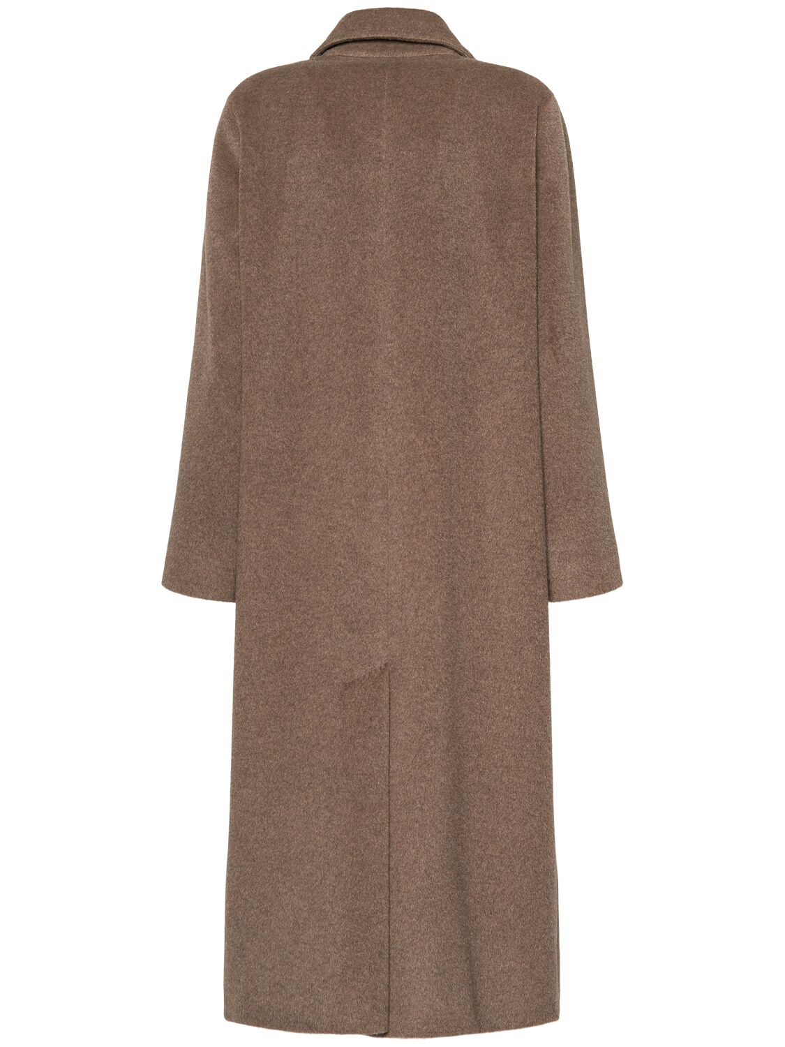 Shop Weekend Max Mara Zufolo Teddy Long Coat In Brown