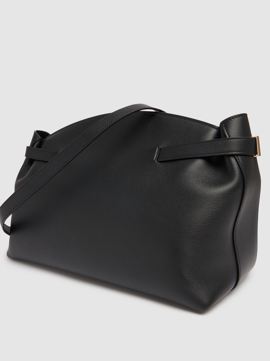 Shop Ferragamo Large Hug Pouch In Black