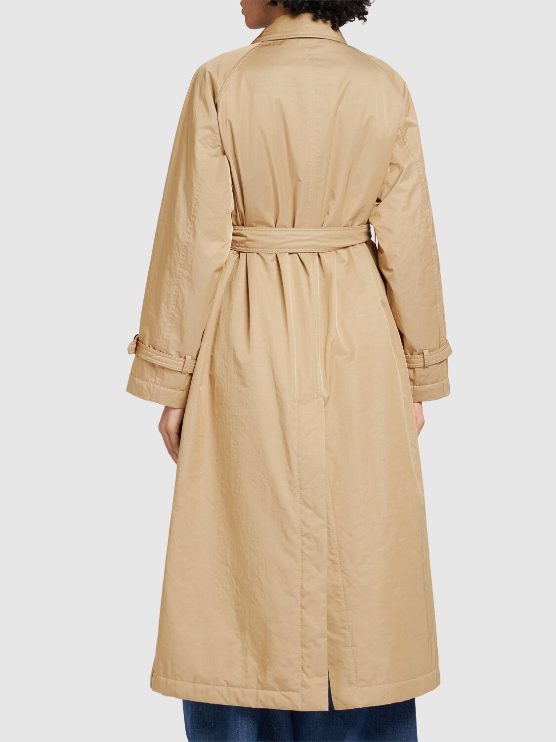 Shop Weekend Max Mara Trafoi Trench Coat In Beige