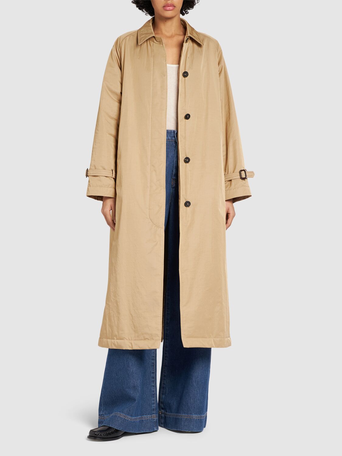 Shop Weekend Max Mara Trafoi Trench Coat In Beige