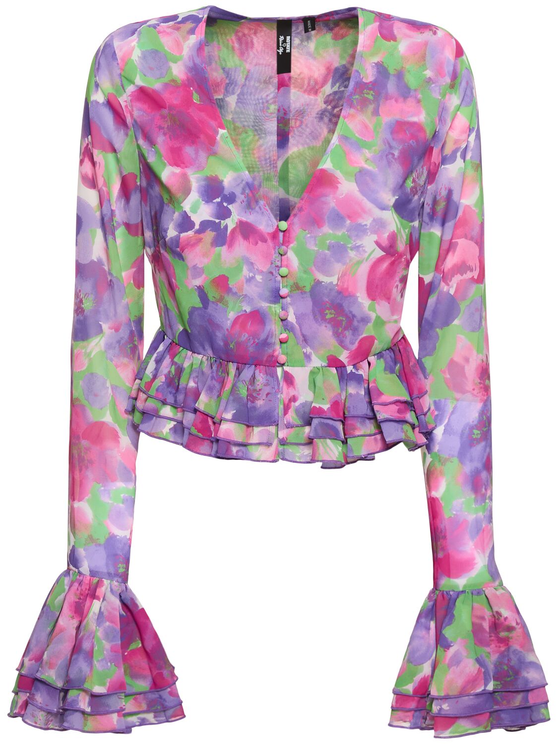 Reina Olga Candia Printed Top