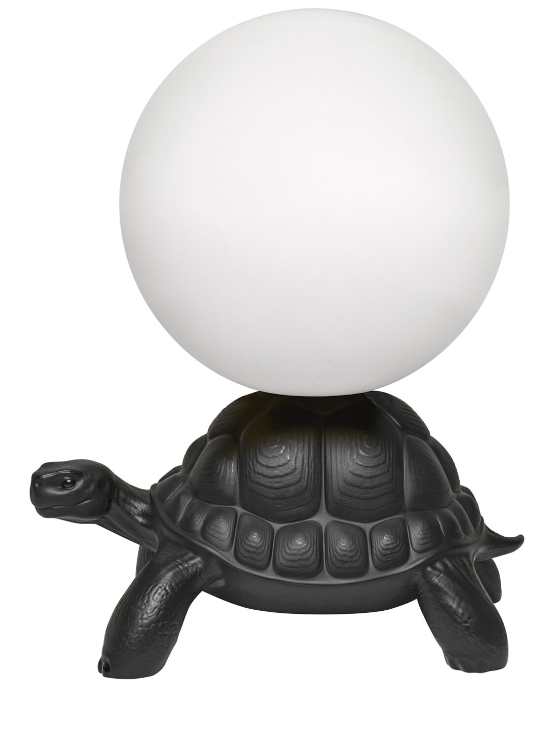 Shop Qeeboo Turtle Carry Lamp In Black