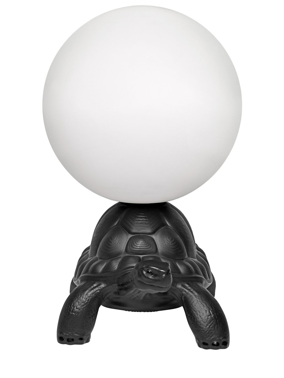 Shop Qeeboo Turtle Carry Lamp In Black