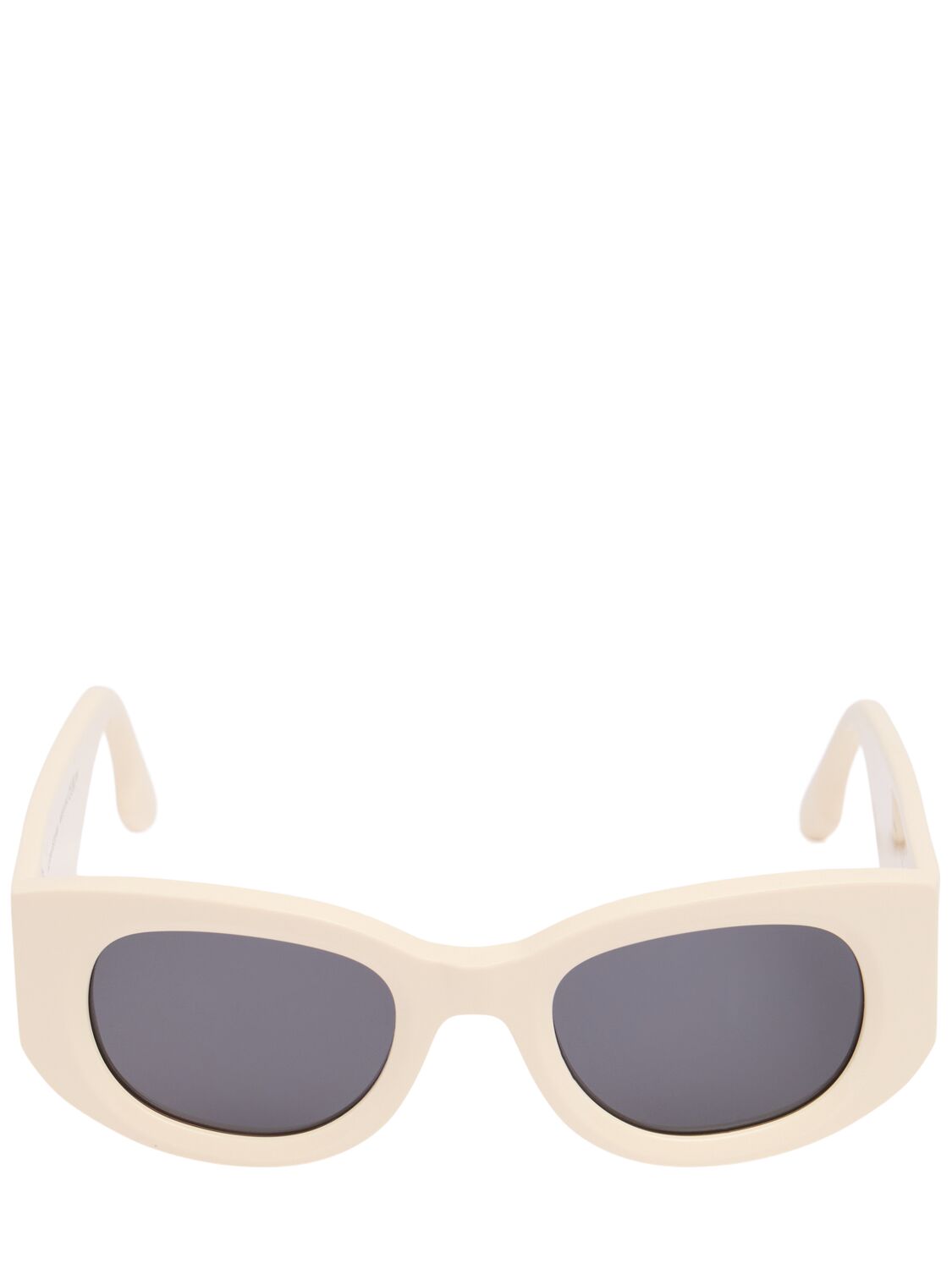 Victoria Beckham Vb Monogram Acetate Sunglasses In Ivory