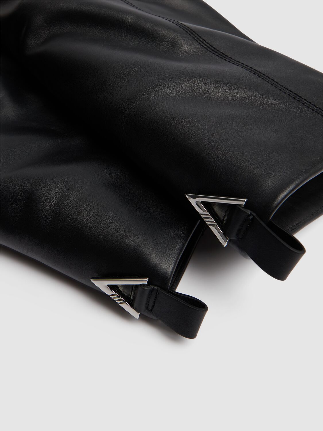 Attico Stylish Combat Boots With Square Toe Design In Black