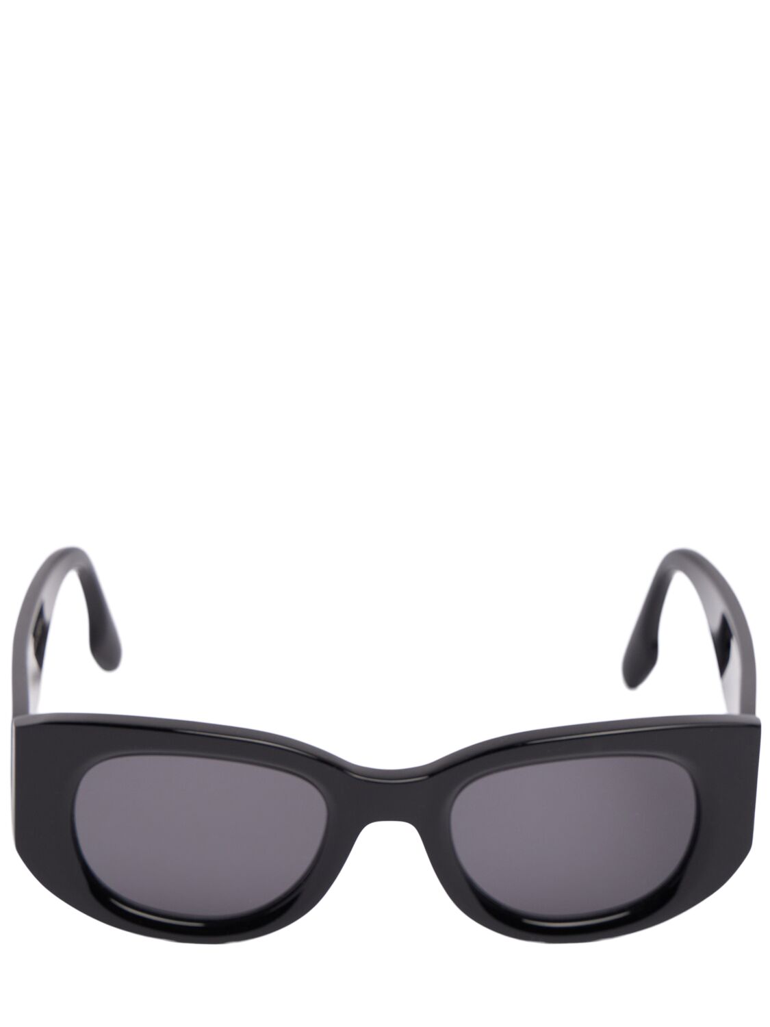 Victoria Beckham Vb Monogram Acetate Sunglasses In Black