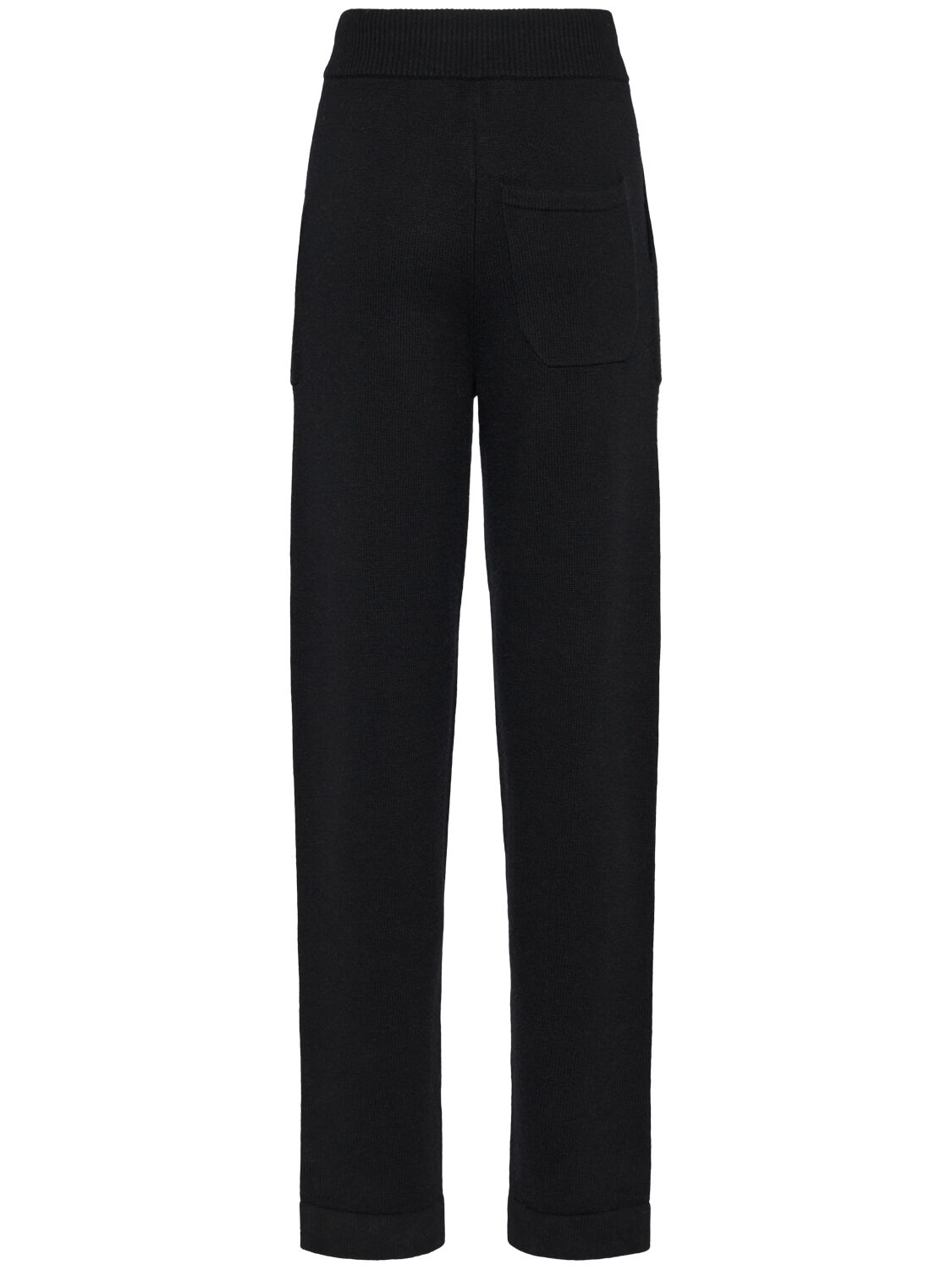 Shop 's Max Mara Opera Elastic Waist Knit Pants In Black