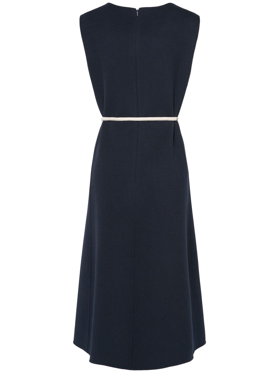 S MAX MARA SIMONE WOOL MIDI DRESS