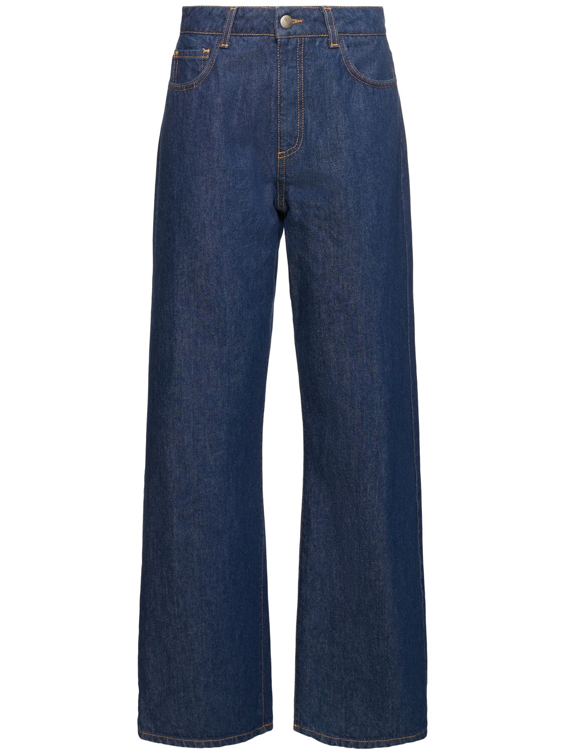 Mvp Wardrobe Denny Wide Leg Denim Jeans In Blue