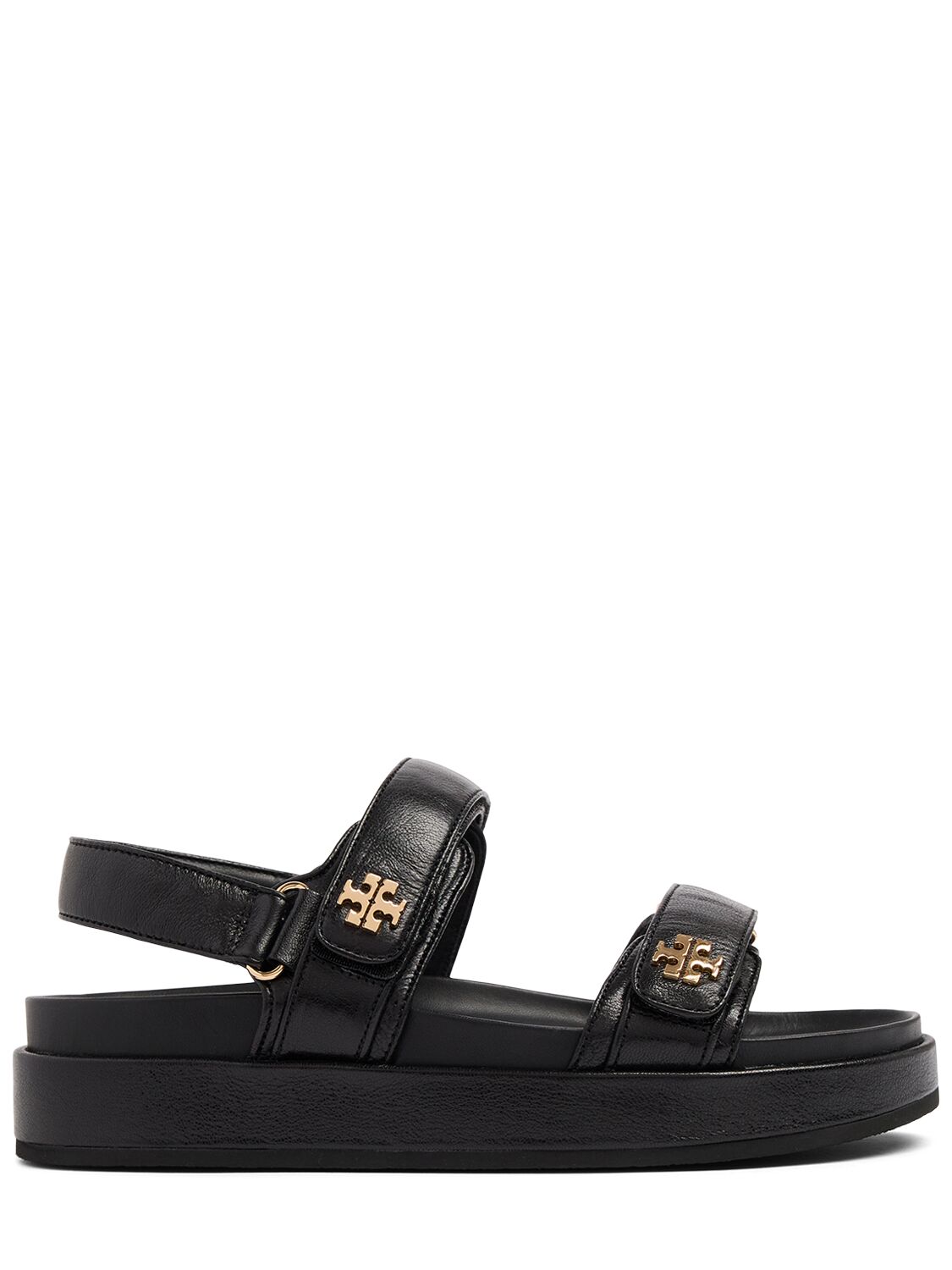 Tory Burch 35mm Kira Sport Leather Sandals In Black