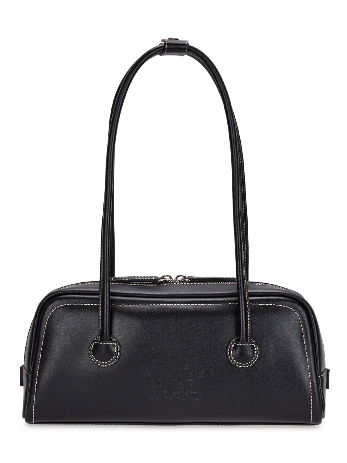 Marge Sherwood Soft Leather Shoulder Bag In Black