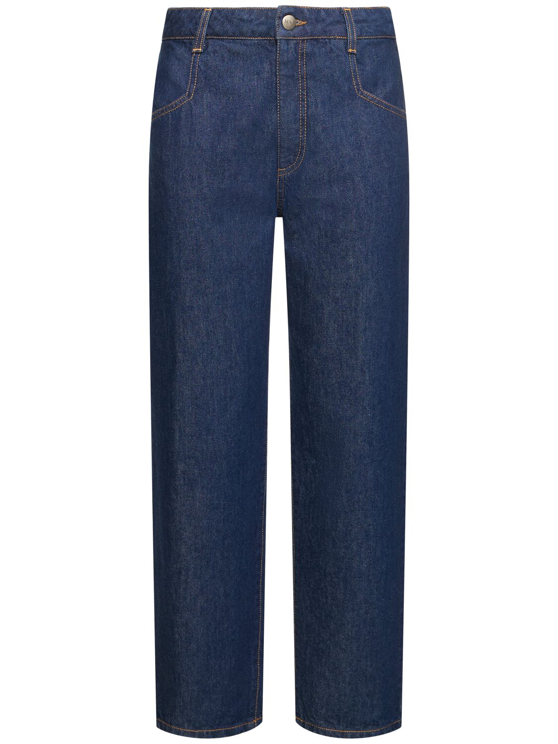 Mvp Wardrobe Denny Mid Rise Baggy Jeans In Blue